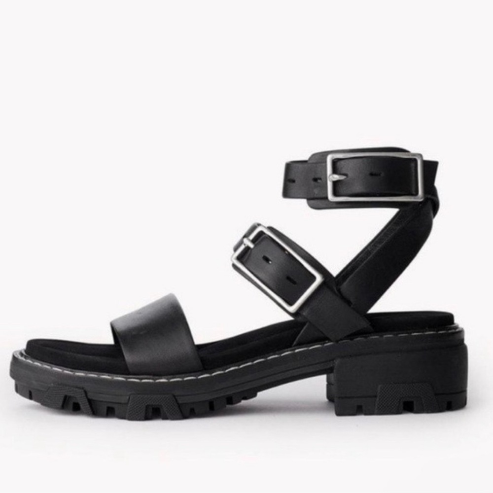 Rag & bone Black Shiloh chunky lug sole